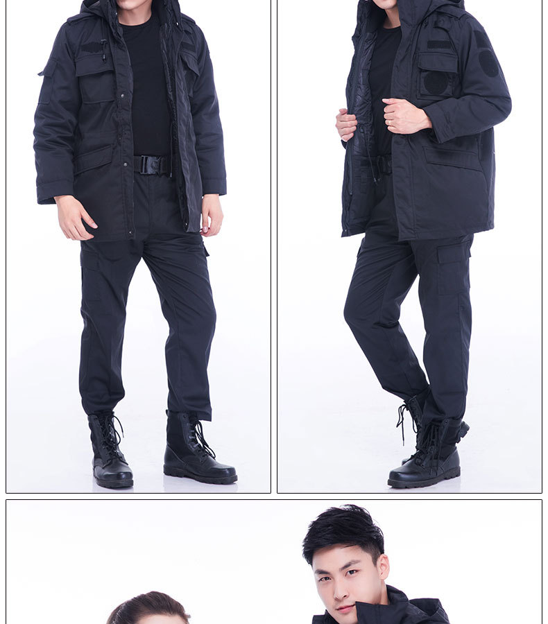 加厚防寒服保安冬作訓(xùn)服 加厚防寒服保安冬作訓(xùn)服