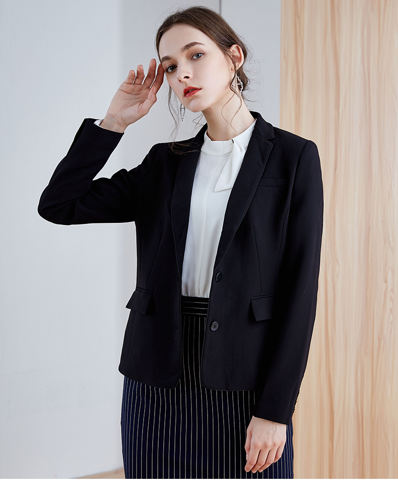 黑色女裝西服定制 黑色女裝西服定制