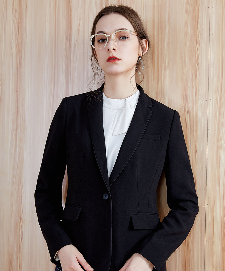 黑色女裝西服定制 黑色女裝西服定制