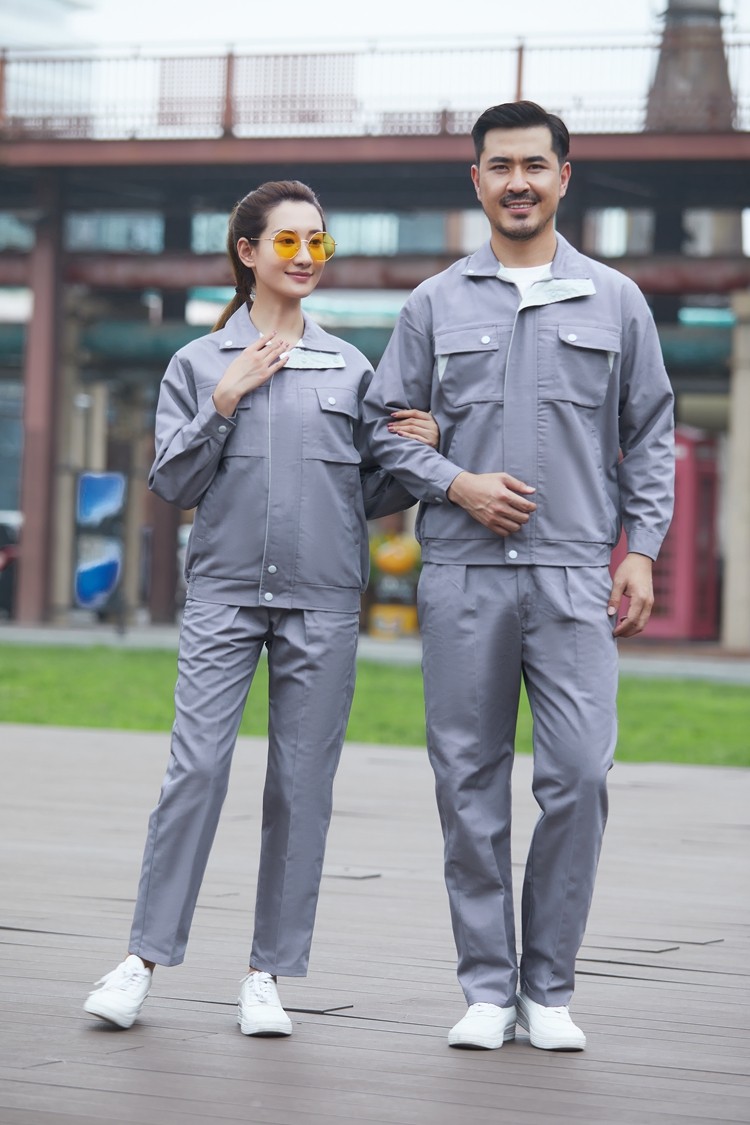 滌棉長(zhǎng)袖工作服定做