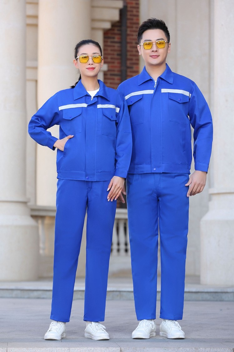 長袖滌棉工作服定做